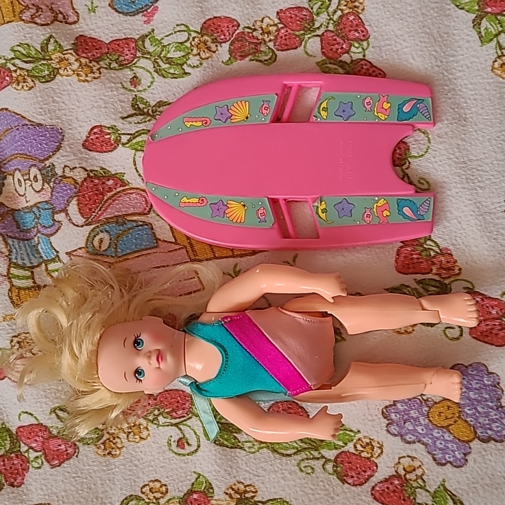 Vintage Galoob Bouncin Kids Surf Doll
